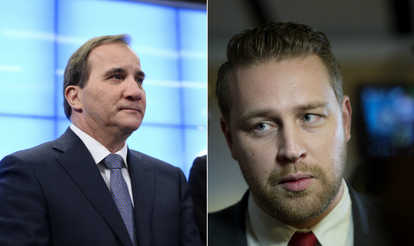Mattias Karlsson (SD) meddelar att partiet ämnar lämna in en misstroendeförklaring mot statsministern.